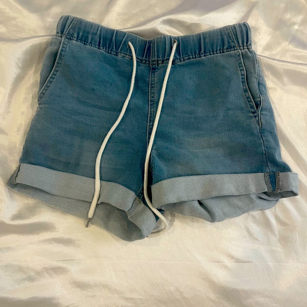 soft jean shorts